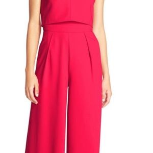 Chelsea28 Popover Crop Wide Leg Jumpsuit